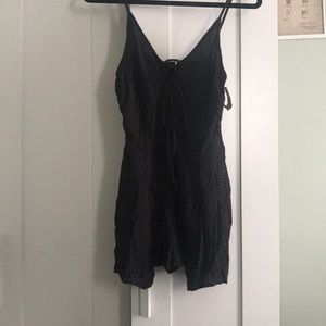 Black and White American Eagle Romper